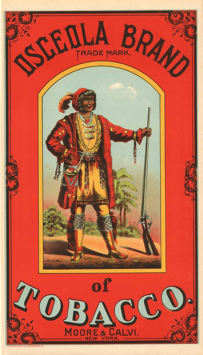 Osceola Brand Tobacco Label